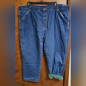 Crossfire Fleece Lined Carpenter Jeans 50x30 Nwt
